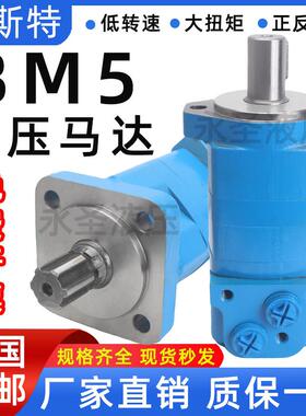 液压马达BM5/2K/2Y/BMS/OMS-100 245 305 490 卷扬机低速大扭矩油