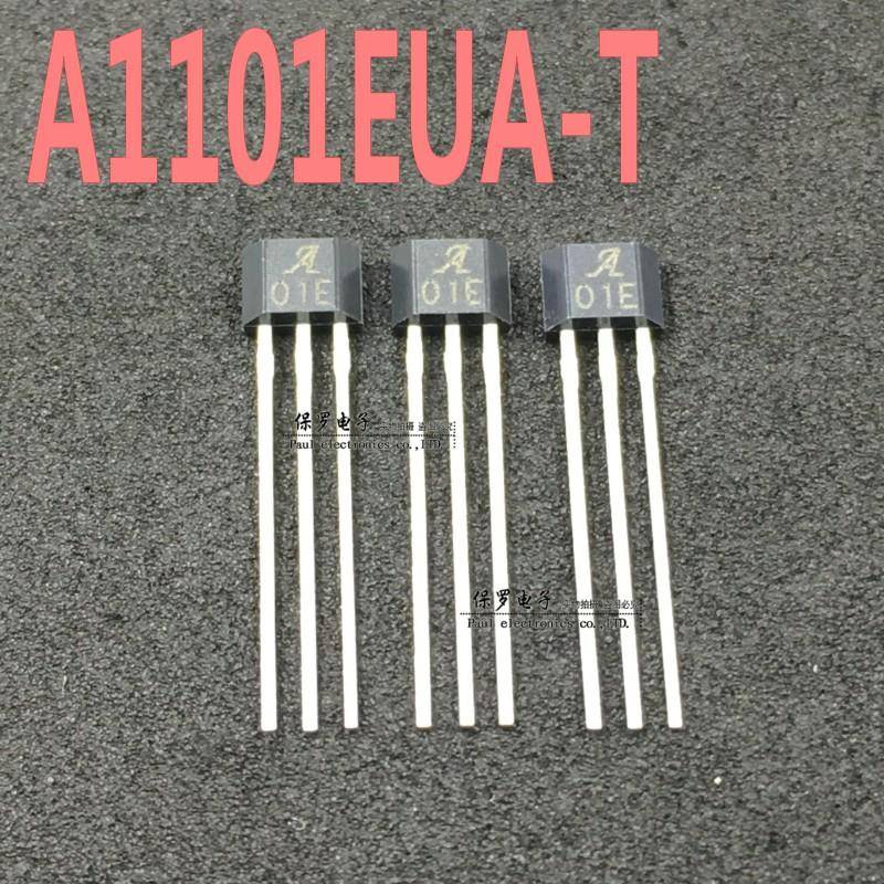 A01E 单极磁性霍尔开关元件 A1101EUA-T 01E霍尔传感器 TO-92S