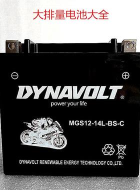 猛狮机车电池YTX12v14L哈雷883电瓶X48硬汉1200通用750/V72X72