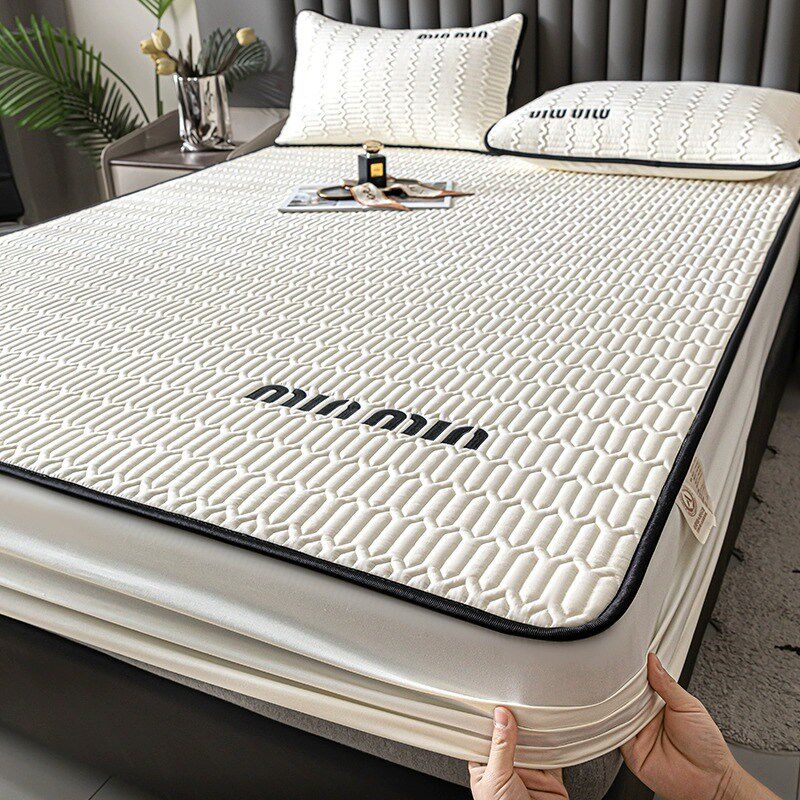 凉席四件套乳胶加厚夹棉床笠单件2025床罩全包防尘床垫保护罩套,床上用品,乳胶席,淘宝优惠券,粉丝福利购,淘宝优惠卷