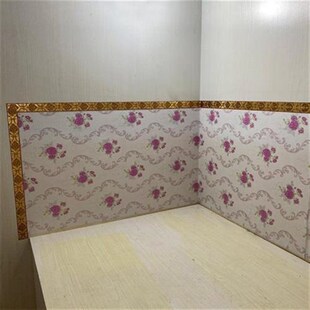 简约pvc可擦洗j水暖炕围纸墙纸自粘卧室火炕床农村大炕墙围子壁纸