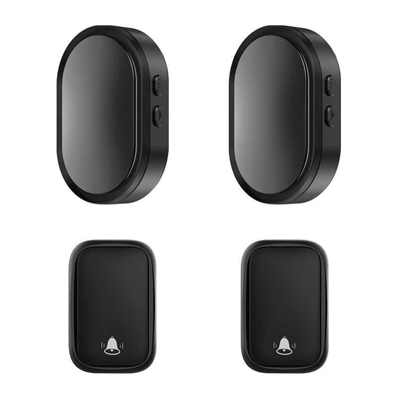 自发电门铃无线家用门铃远距离二拖二不用电池老人呼叫器