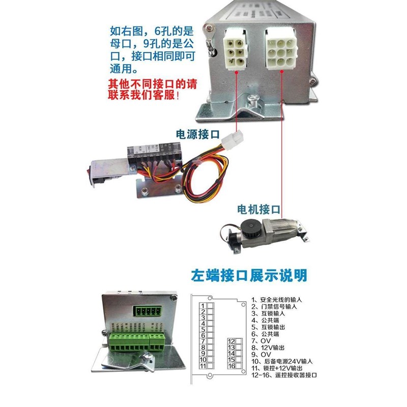 通用自动门 玻璃感应门机组 电机 整套装电动门控制器主板 平移门