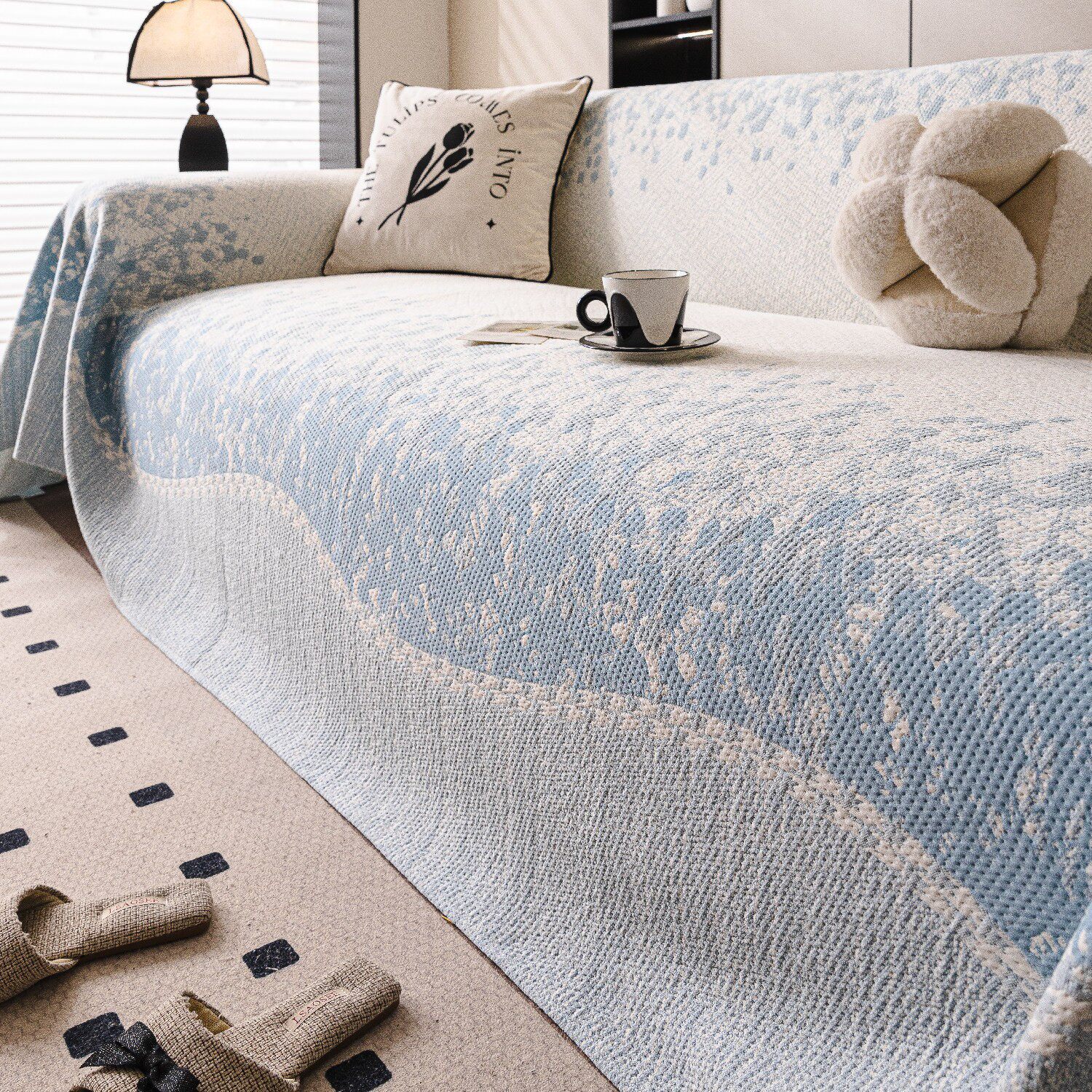 四季通用太空棉沙发盖布加厚2026新款沙发毯子一整张全盖套罩防滑