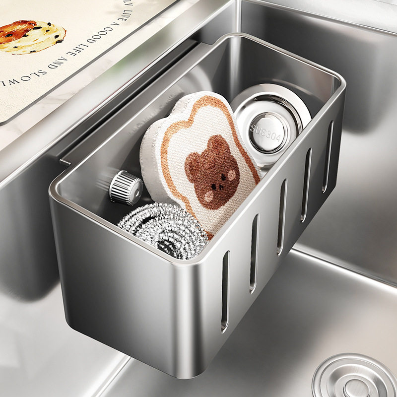 厨房吸盘水槽沥水架水槽内置物架壁挂家用沥水架子水龙头海绵收纳