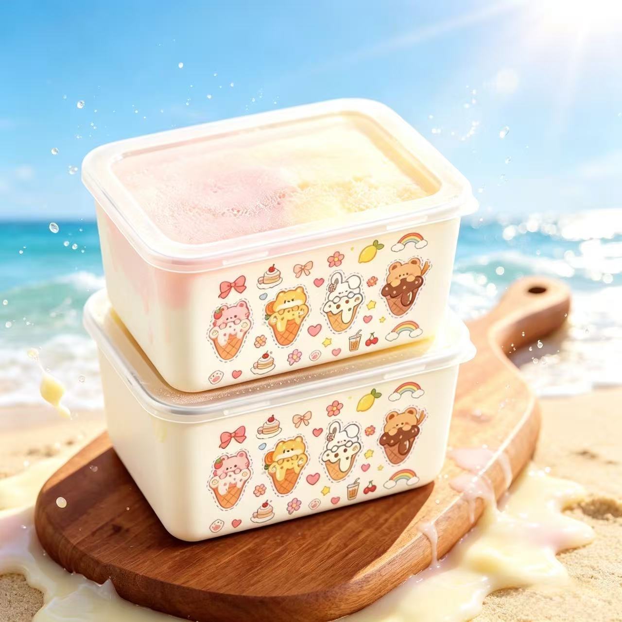 冰淇淋模具不锈钢储存盒食品级