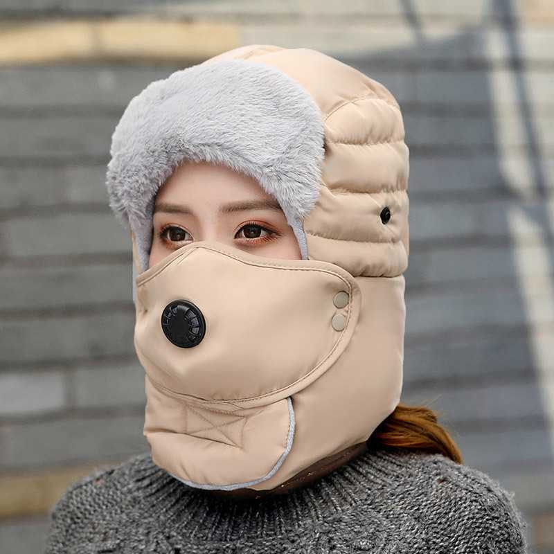 冬季男女帽子新款防风眼镜风雪帽