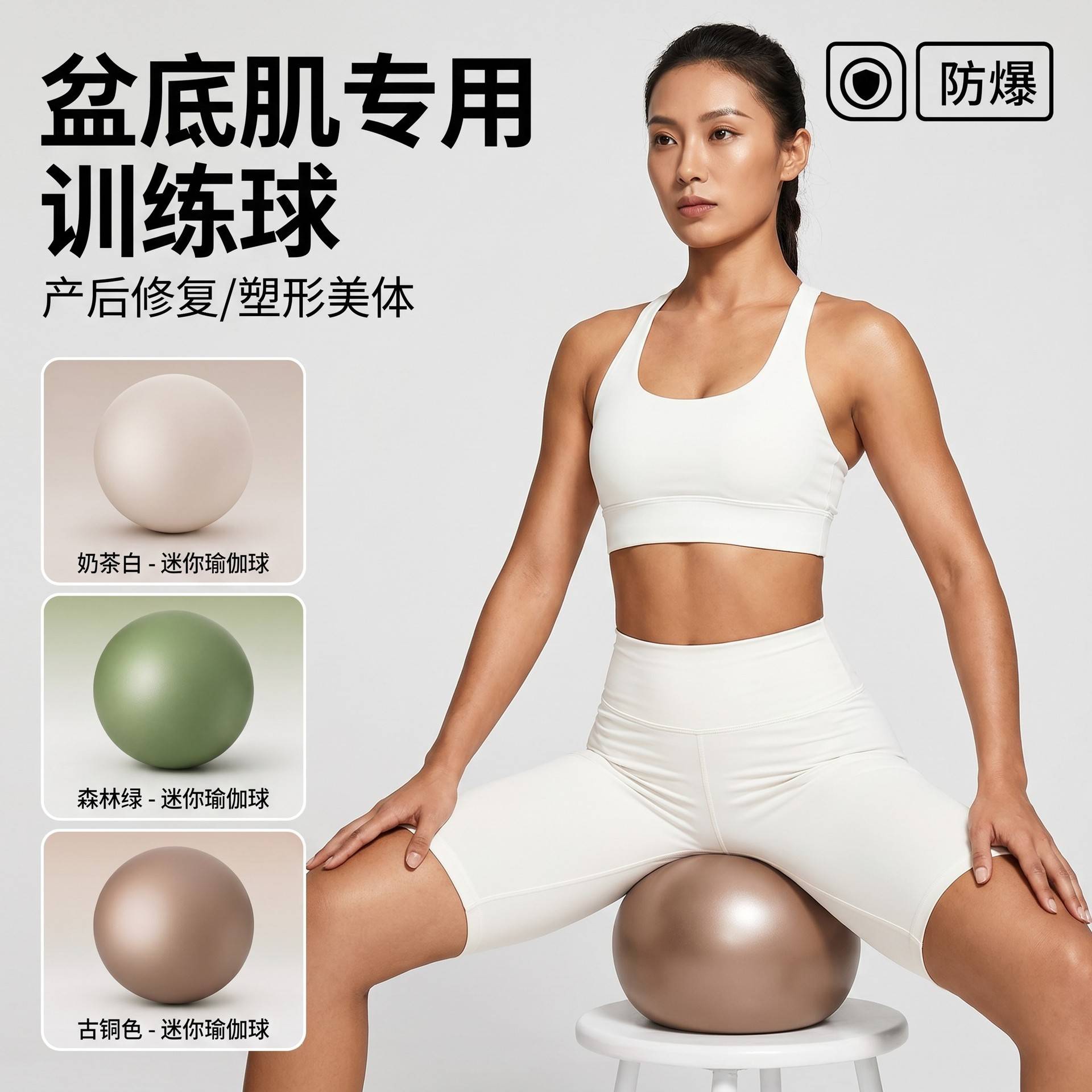 盆底肌训练瑜伽球普拉提小球