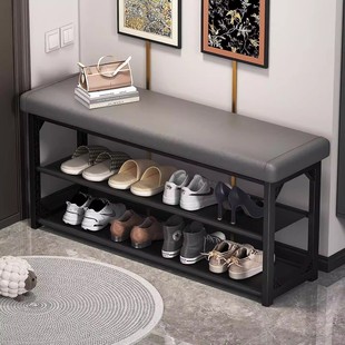鞋架入户门鞋架多层家用门口收纳换鞋凳小窄门口鞋架玄关换鞋凳子