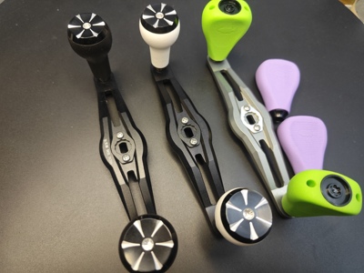 驭黑狮摇臂巨兽款14CM海钓雷强水滴轮摇臂Handle Arm Assembly