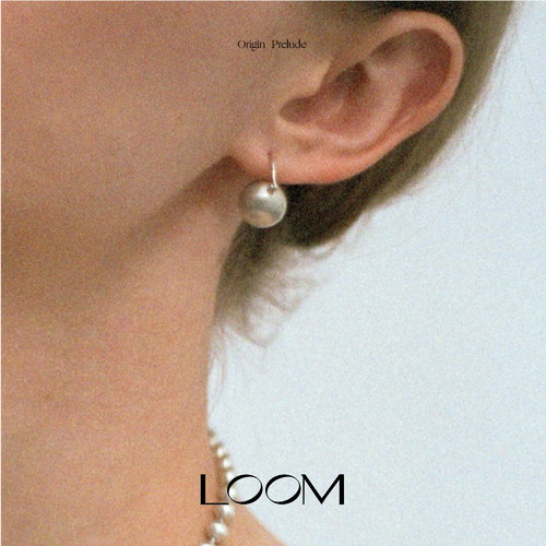 LOOM纯银原点球形复古耳坠