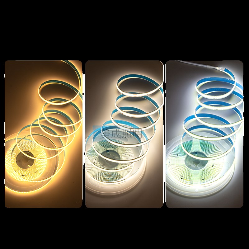 自粘免开槽手办柜橱柜LED灯带展示柜酒柜智能触摸感应多层COB灯条