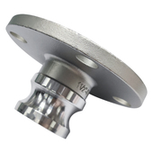 304不锈钢法兰阳端快速接头FL型带法兰油罐车阳端法兰盘接头2寸