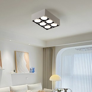 外置筒灯超薄无主灯客厅照明led明装筒灯斗胆灯外露卧室吸顶灯