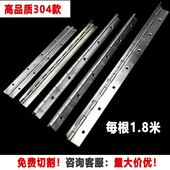 304不锈钢长合页排铰长排合页1寸加长1.2寸1.5mm钢琴柜门铰链1.8