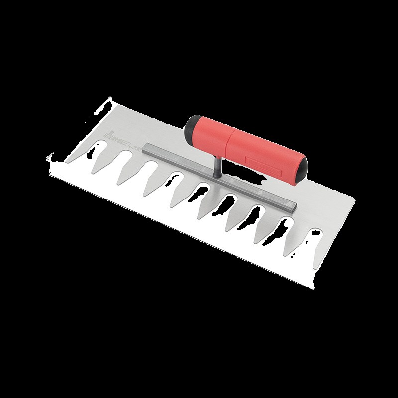 叶老三抹泥刀抹子尖齿方齿抹泥板填缝锯齿型抹灰刀抛光泥瓦匠工具