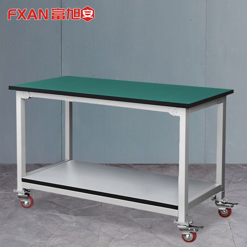 富旭安双层防静电工作台车间流水线工作台钳工桌工厂打包操作台实