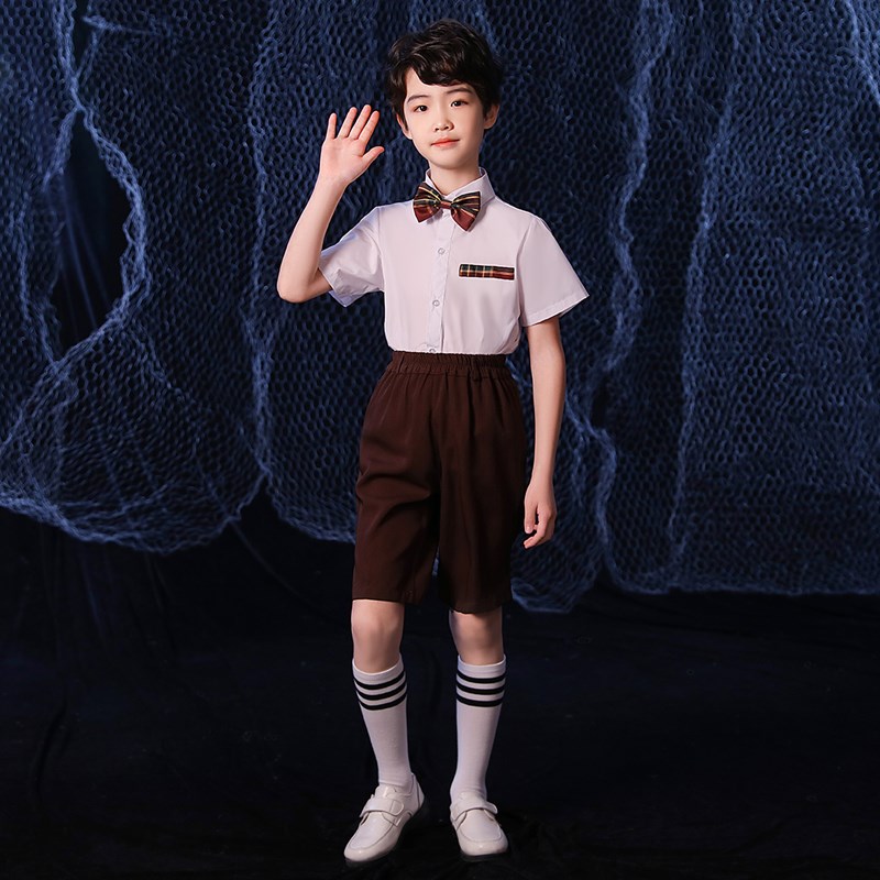 六一儿童合唱服装演出服男女童中小学生表演朗诵纱裙大合唱团礼服