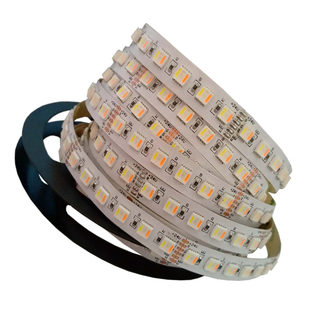 五合一低压LED灯条5050软灯带12v七彩RGB CCT白暖白调光调色温24v