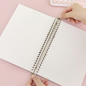 B5可拆卸活页本A4A5横线笔记本子26孔扣环活动记事本活页夹手账本