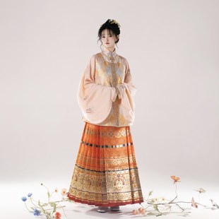 无贰集【云朝玉京】明制立领对襟袄短比甲日常百搭马面裙汉服秋款
