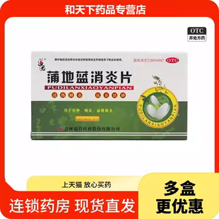 24片 0.25g 盒 疖肿 咽炎 道君 扁桃腺炎 蒲地蓝消炎片