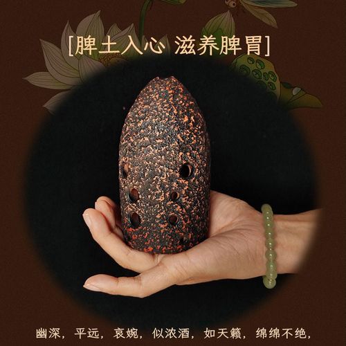 云新十孔双腔笔筒演奏损陶陨陨陶埙笛勋陨土埙初学者古埙大全乐器