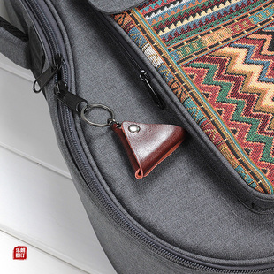 电吉他拨片盒贝司拨片套尤克里里拨片夹民谣吉他拨弦片周边配件