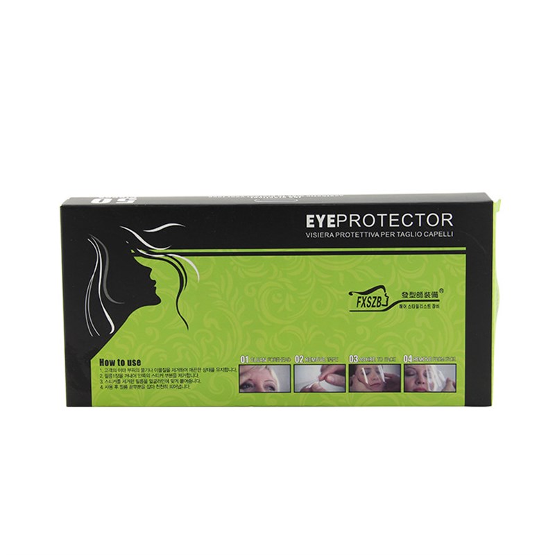透明发廊美发理发遮面罩理发店染发剪发刘海挡脸护眼罩额头贴包邮