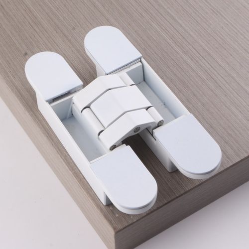 依佰利亮金色暗藏三维十字铰链通用型隐形门暗藏门卧室折叠门合页