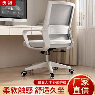 网布透气舒适办公椅职工会议椅子久坐不累升降转椅家用学习椅