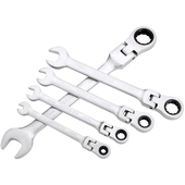 活动头快速棘轮扳手梅花开口L型板手省力工具刺轮荆棘10 21mm