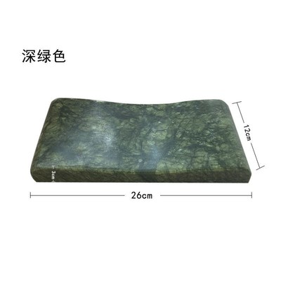 岫玉枕玉石加工雕刻整块包邮护颈健康助眠清凉汗蒸按摩助