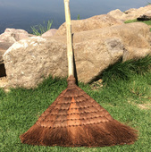 棕扫把粽丝长柄笤帚手工单个不粘毛扫地天然毛鬃软毛家用扫帚 包邮