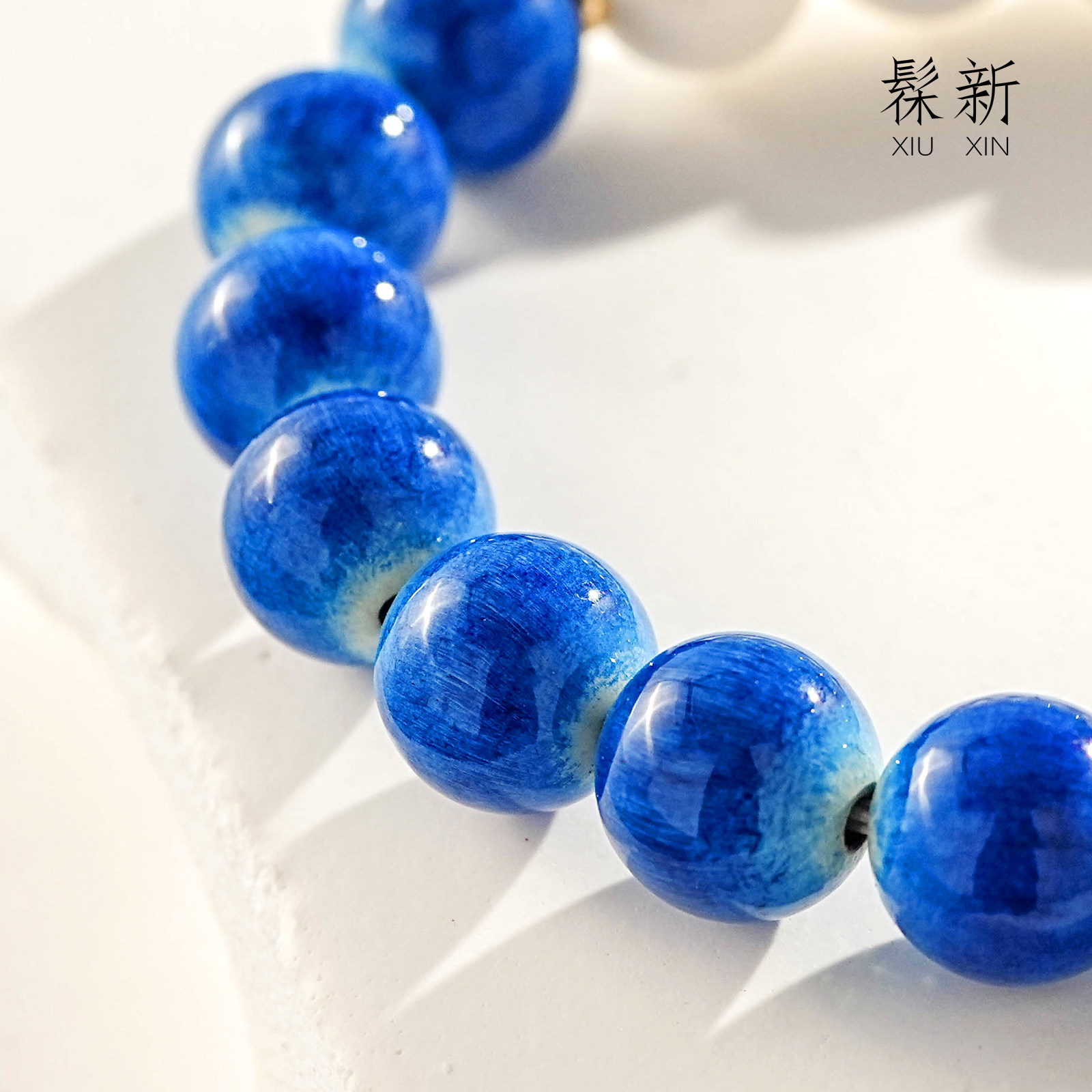 髹新非遗大漆珠手工瓷器蓝釉散珠单珠饰品diy配件国风文玩串珠子,特色手工艺,漆器,淘宝优惠券,粉丝福利购,淘宝优惠卷