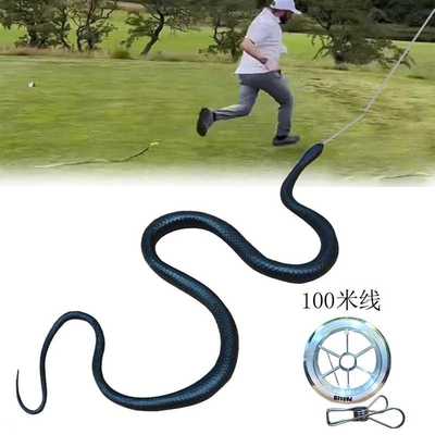 阿玛逊Snake Prank with String Clip仿真假蛇整蛊搞笑蛇吓人道具
