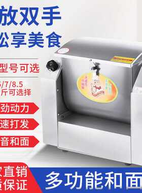 卧式不锈钢和面机商用家用揉面机厨师机大容量功率15公斤