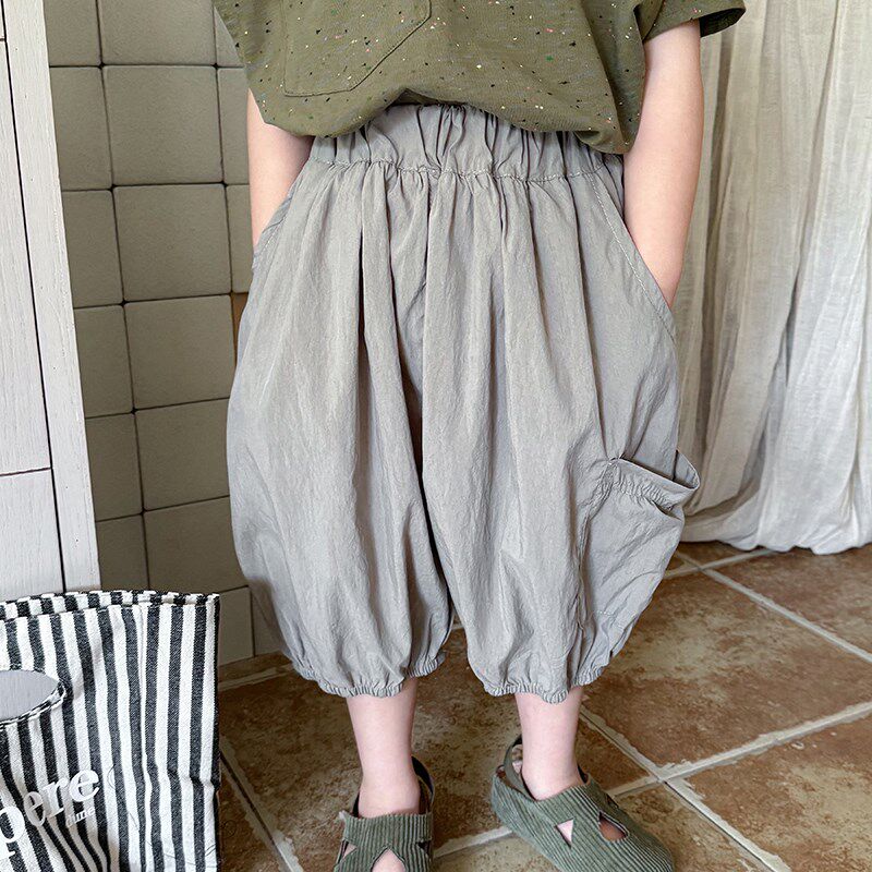 暮晨家新款夏装2024男童纯色口袋灯笼裤中裤宝宝宽松七分裤防蚊裤,童装/婴儿装/亲子装,裤子,淘宝优惠券,粉丝福利购,淘宝优惠卷