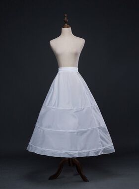 婚纱礼服裙撑钢圈松紧腰带可调节新娘结婚蓬蓬内衬裙齐地款女
