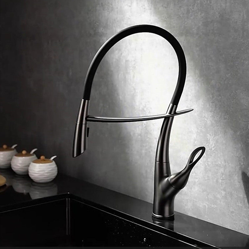 高端磁吸触碰感应厨房水龙头洗菜盆水槽拉伸抽拉冷热防溅龙头,家装主材,感应龙头,淘宝优惠券,粉丝福利购,淘宝优惠卷