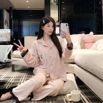 海岛绒睡衣女秋冬季2025新款