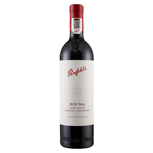 奔富BIN704美国原瓶进口红酒赤霞珠干红葡萄酒750ml*1瓶正品行货