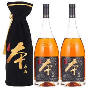 塔牌2015本原酒绍兴黄酒手工酿造半干型高档酒1.38L*2瓶装正品