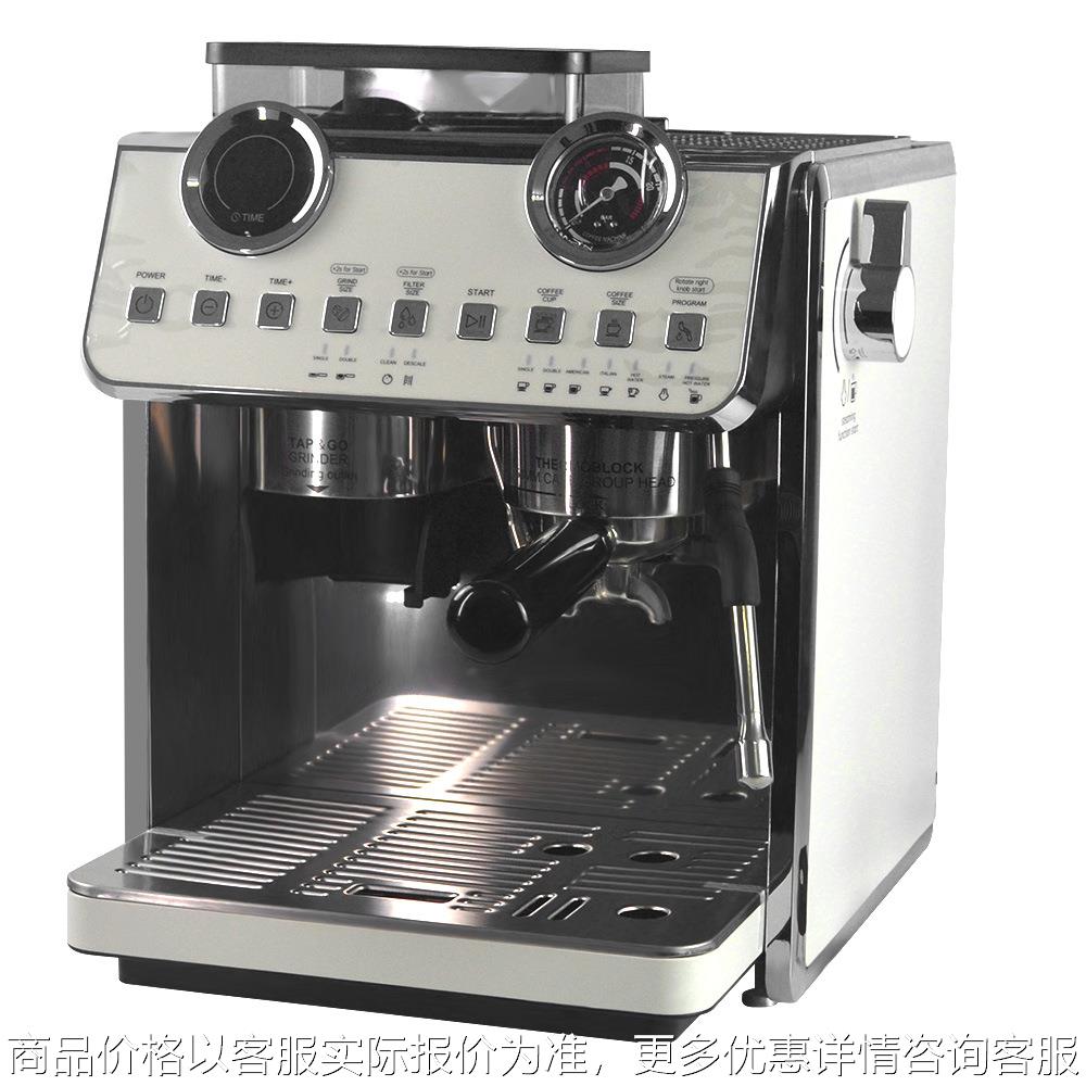 电动咖啡机意式美式研磨一体机全半自动浓缩咖啡机商用家用跨境