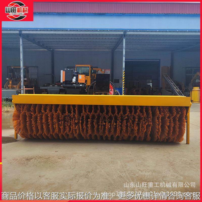 现货除雪滚刷大型机车室外道路铲车多功能抛雪机推雪板