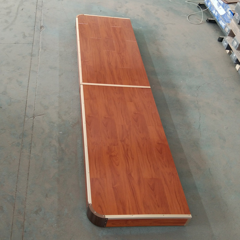 教室讲台地台教学地台站台钢质木质圆角斜角直角地台舞台厂家