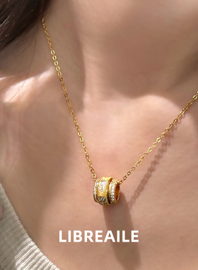 S925纯银转运珠吊坠项链