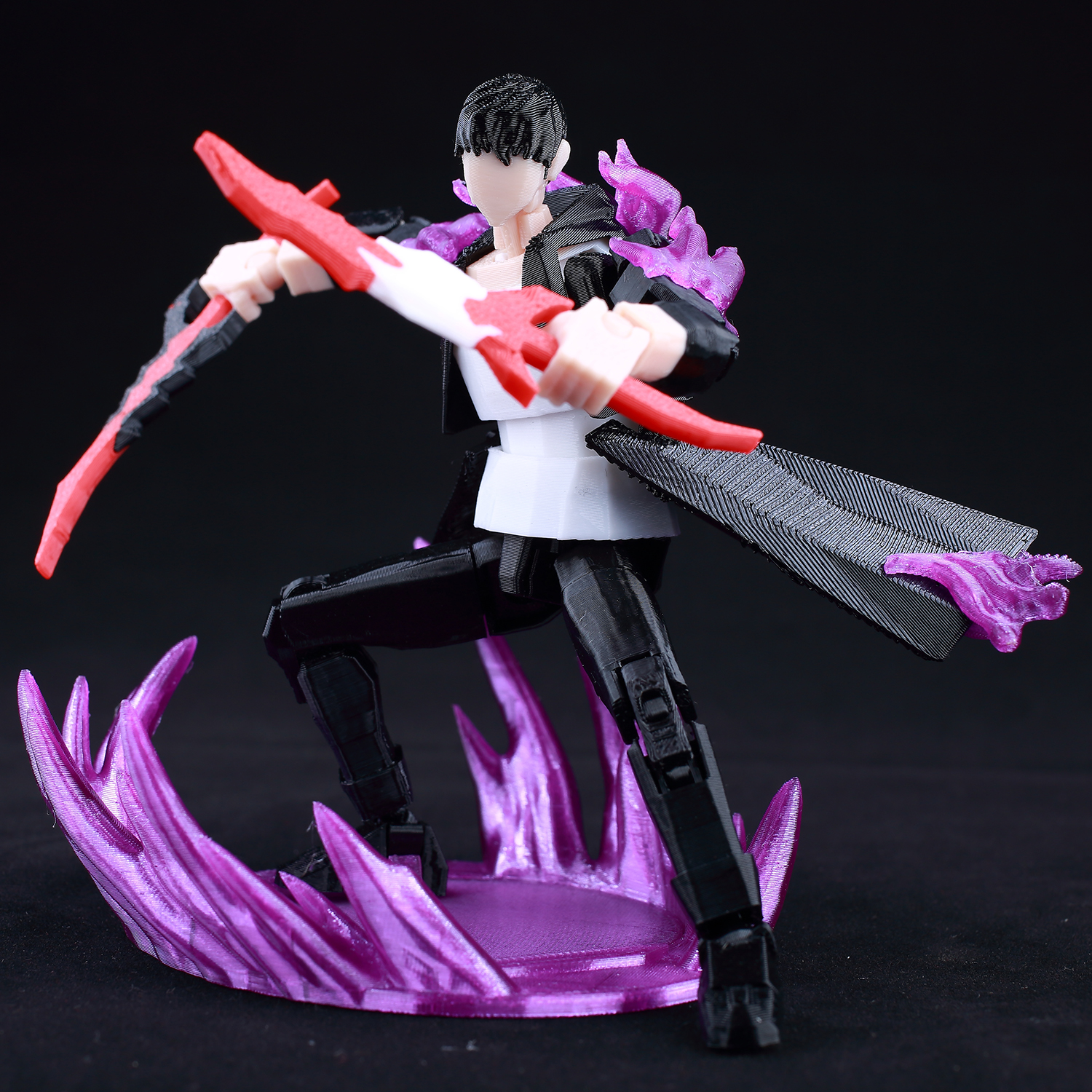 9L3D打印多关节可动人偶幸运13程振宇成肖宇动漫手办定格道具模型