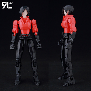 9L3D打印關(guān)節(jié)可動Lucky人偶生化危機艾達(dá)王Dummy13戰(zhàn)斗姿勢版 手辦