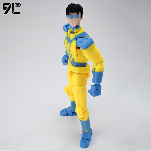 9L3D模型无敌少侠运动服马克多关节可动人偶模型动漫Titan 13手办